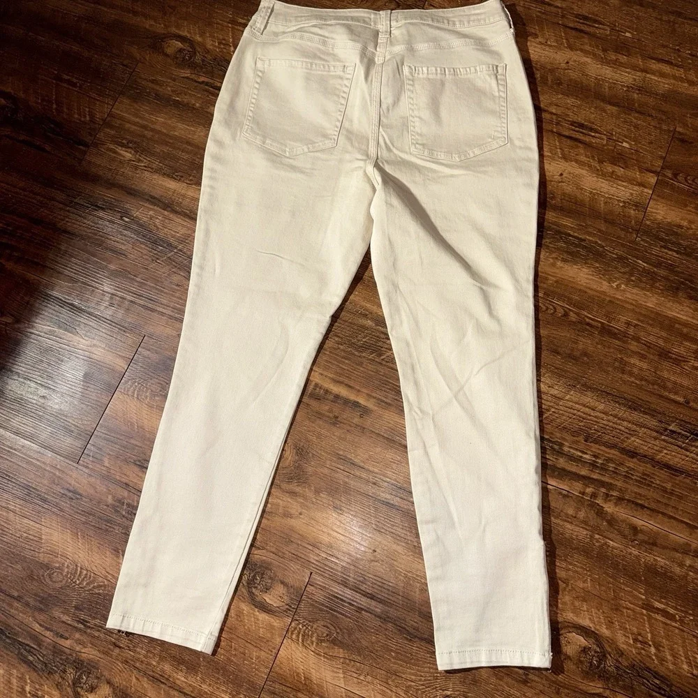 Joie Khaki‎ Zipper Cuffs Cargo Skinny Jeans Women's Size 14